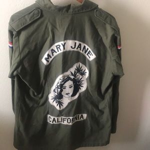 Mary Jane army jacket